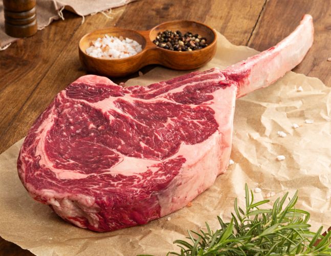 Beef OP  Rib Cutlet (Tomahawk - Viking Cutlet) -  sold per kg only.