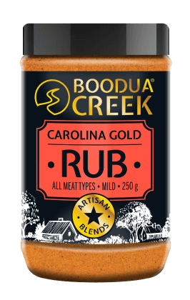 Boodua Creek Carolina Gold Rub 250g Boodua Creek Carolina Gold Rub 250g