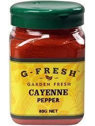 Garden Fresh Cayenne Pepper 80g Garden Fresh Cayenne Pepper 80g