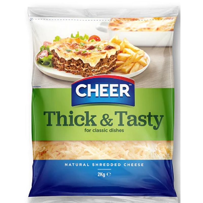 Cheer Tasty Shredded Cheese 2kg