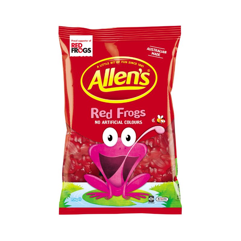 Allens Red Frogs 1.3kg Allens Red Frogs 1.3kg