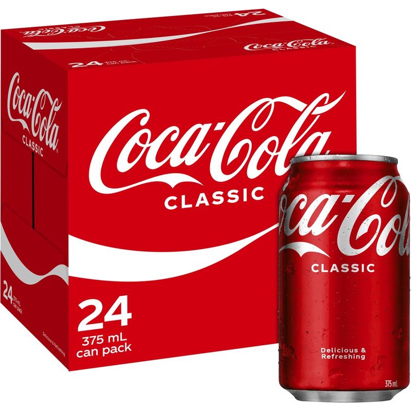Coca Cola Cans 24x375ml Coca Cola Cans 24x375ml