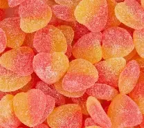 Joe's Sour Peach Hearts 220g