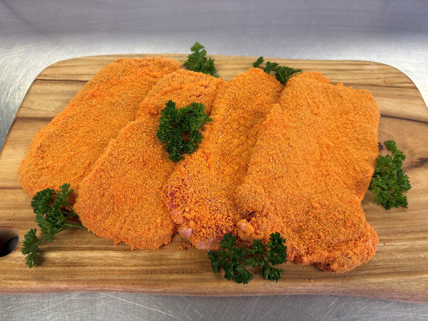 Crumbed Beef Steak PER KG