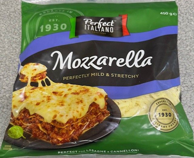 Perfect Italiano Mozzarella Cheese 450g