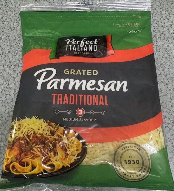 Perfect Grated Parmesan 125g