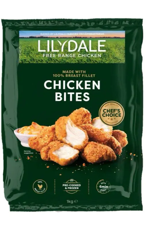 Lilydale Free Range Chicken Bites 1kg