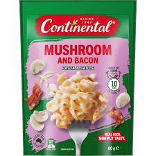 Continental Mushroom & Bacon Past 80g