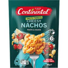 Continental Cheese Nachos Pasta & Sauce 80g