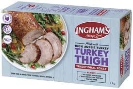 Ingham's Frozen Turkey Thigh Roast 1kg