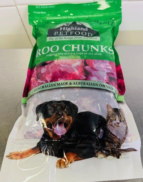 Highland PetFood Roo Chunks 1kg