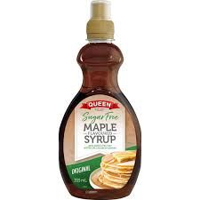 Queen Maple Syrup Sugar Free 355ml
