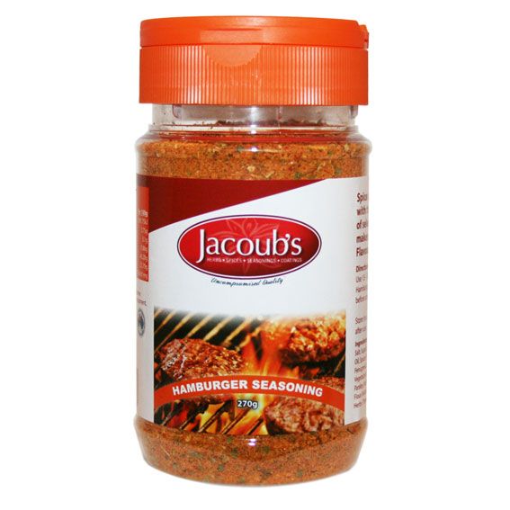 Jacoubs Hamburger Seasoning 270g