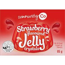 Community Co Strawberry Jelly 85g Community Co Strawberry Jelly 85g