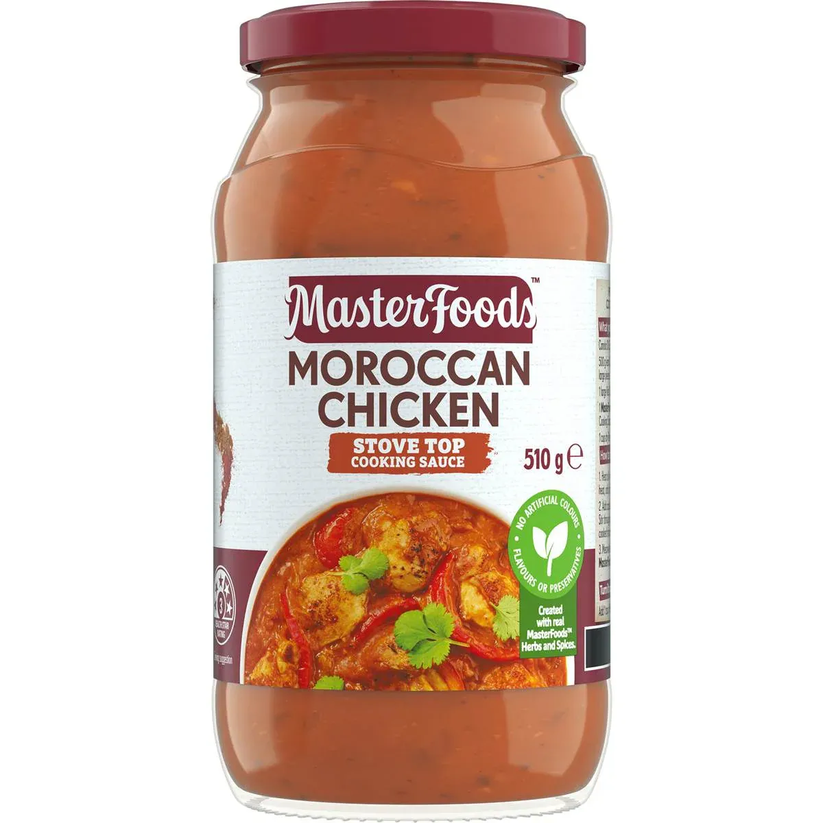 Masterfoods Moroccan Chicken Simmer Sauce 510g