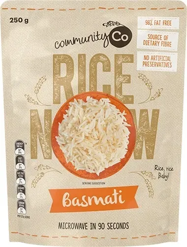 Community Co Basmati Microwave Rice 250g