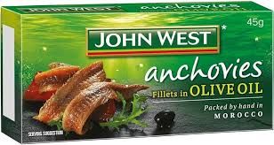 John West Anchovies in Olive Oil 45g