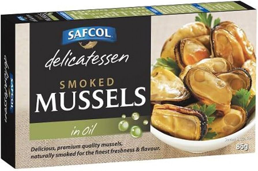 Safcol Mussels in Olive Oil 85g