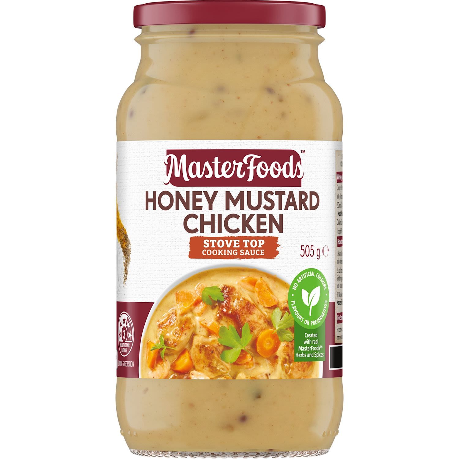 Masterfoods Honey Mustard Chicken Simmer Sauce 505g