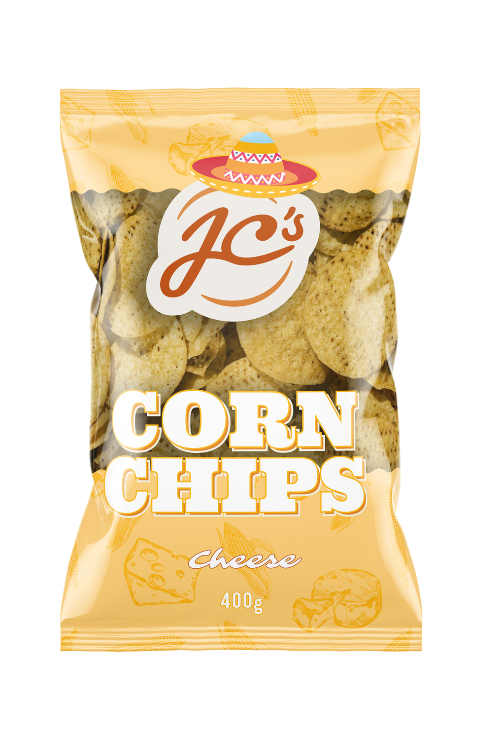 JC's Corn Chips Cheese 400g