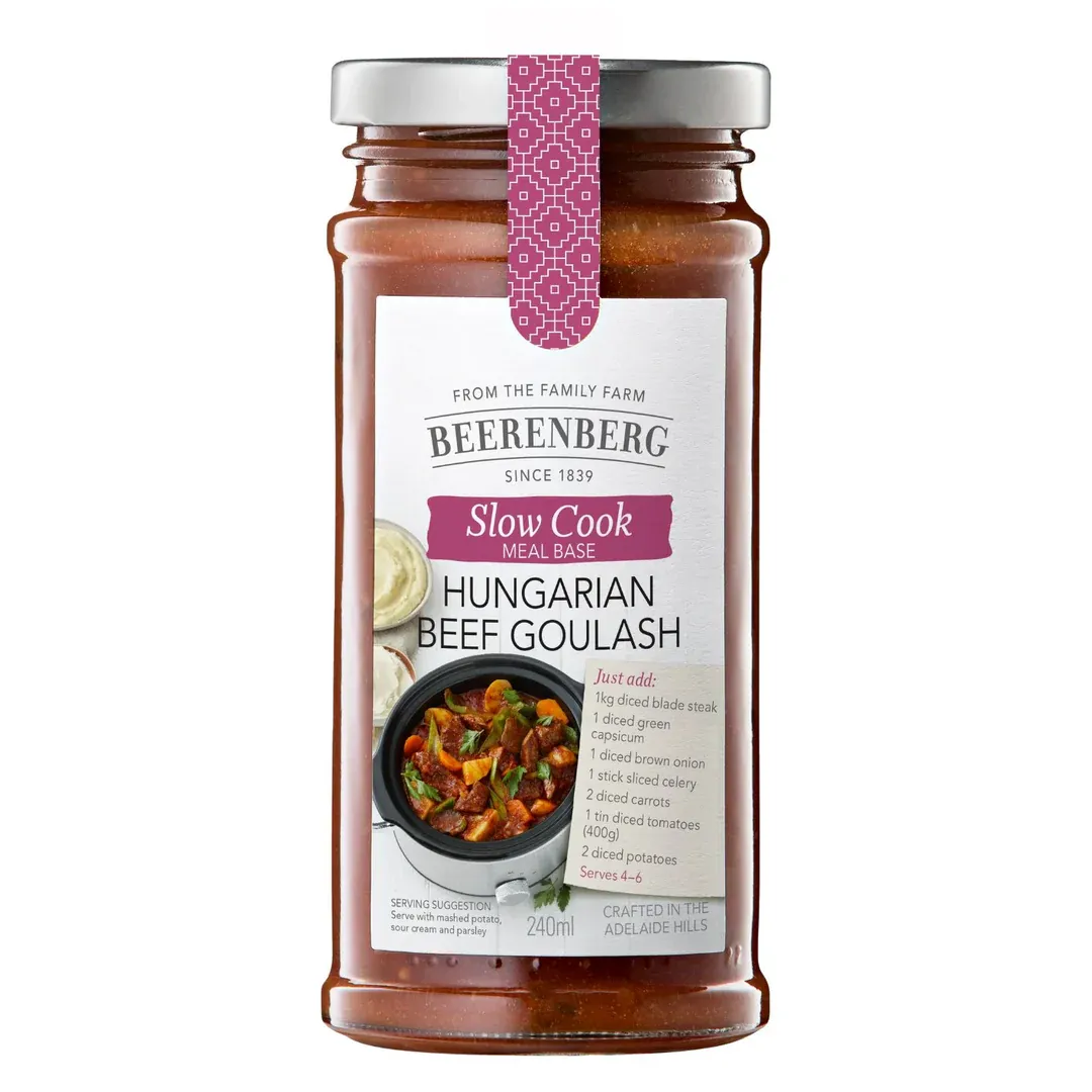 Beerenberg Hungarian Beef Goulash Meal Base 240ml