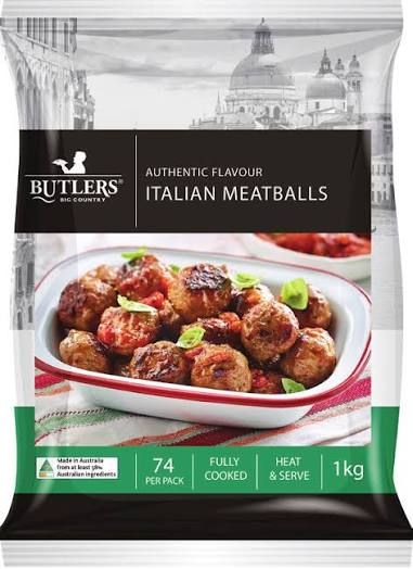 Butlers Meatballs 1kg - Italian