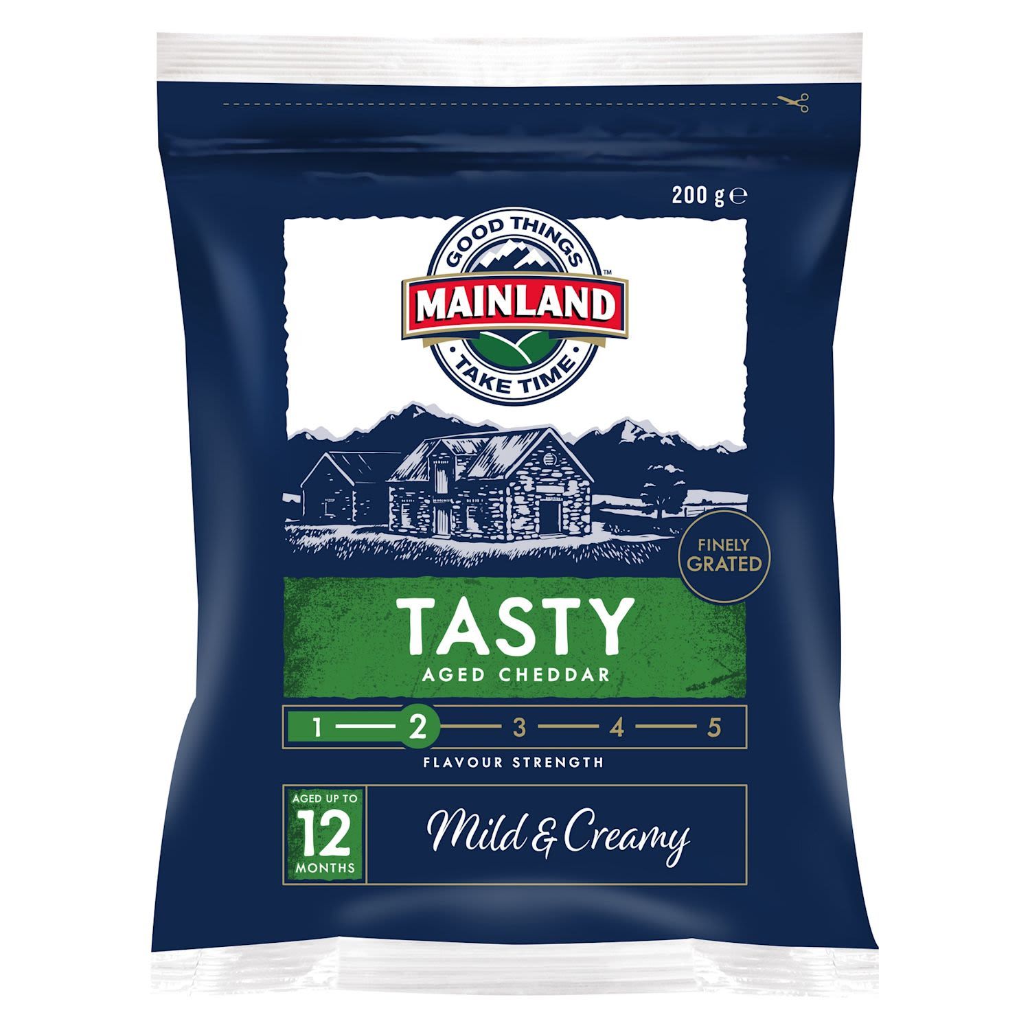 Mainland Grated Tasty Cheese 200g