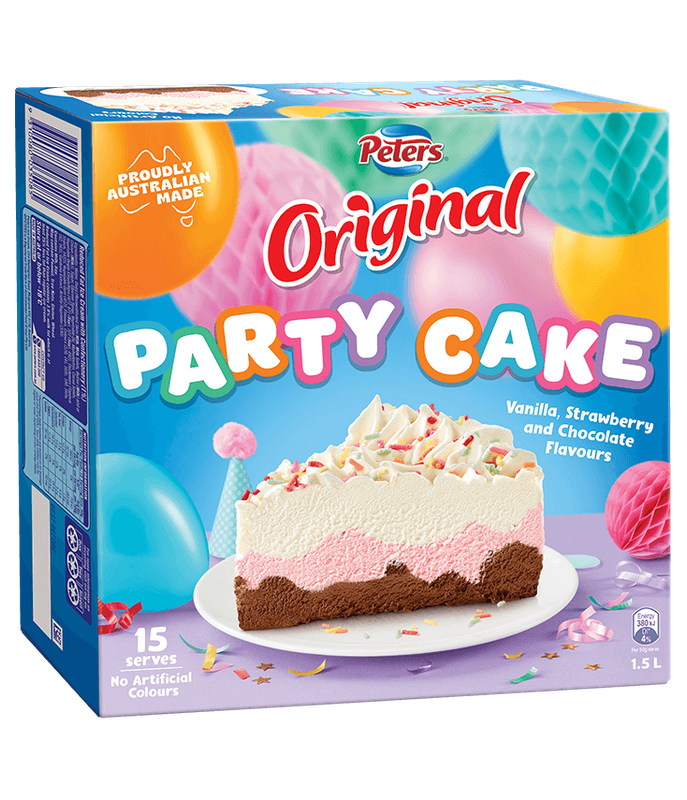 Peters Ice Cream Party Cake 1.5L