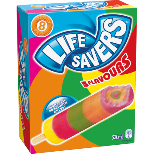 Nestle Peters Life Savers Icy Poles 530ml (8)