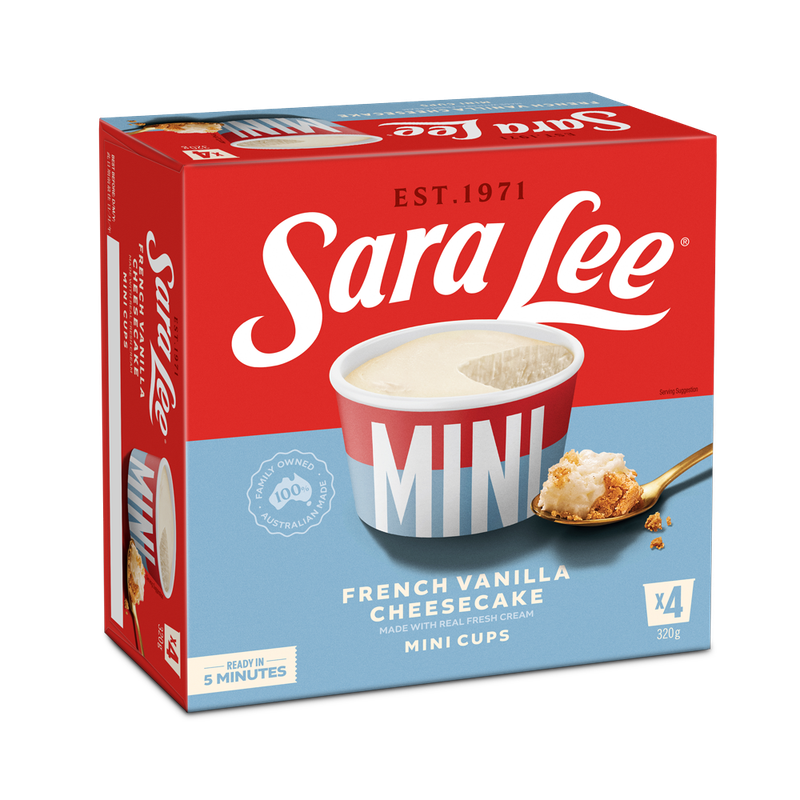 Sara Lee Vanilla Cheesecake Mini Cups 320g (4)