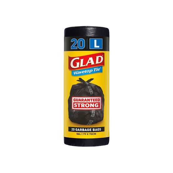 Glad Wavetop Tie Garbage Bags (20)