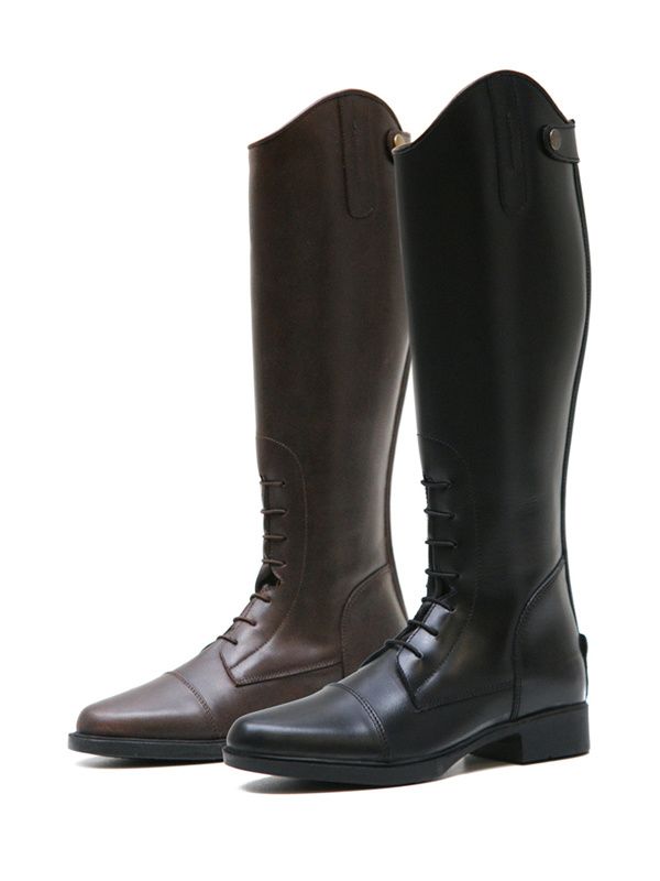 QHP Leather rijlaars Jildou standard calf size 31, 38 and 40