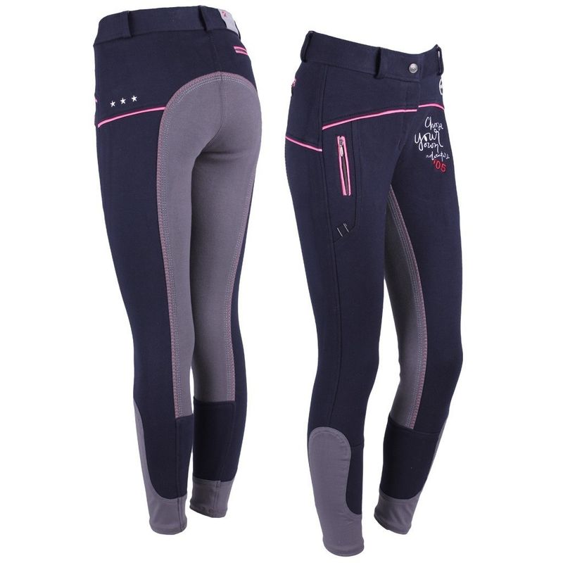 QHP Children Breeches Sofie Junior Navy