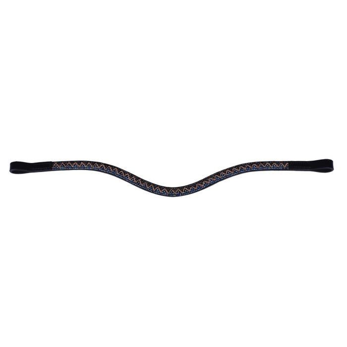 QHP Browband Pentas BLack/ blue