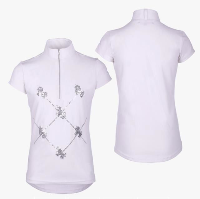 QHP Competitionshirt Lana Junior White