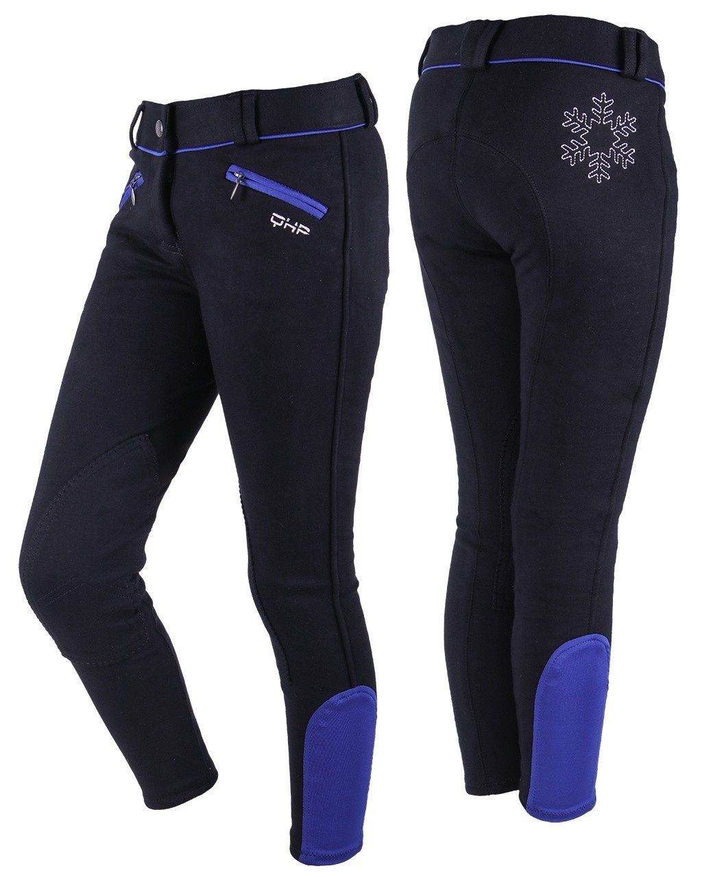 QHP Breeches Junior Black Ice