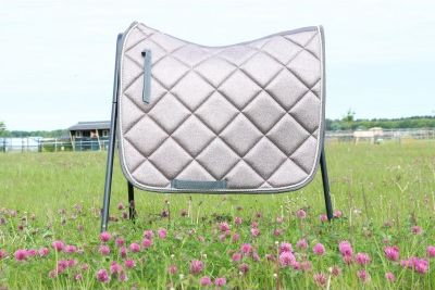HB Saddle Pad Sparkling Glitter Anthracite