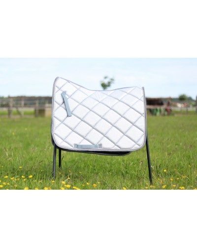 HB Saddle Pad Sparkling Glitter Silver
