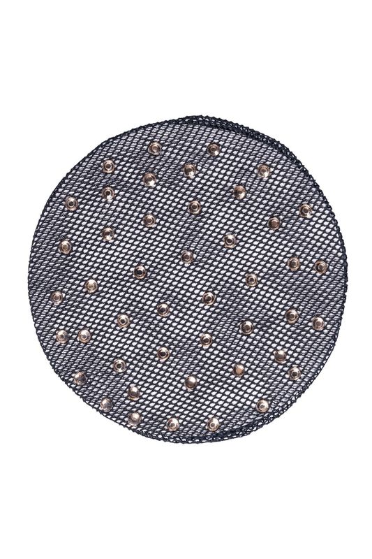 HKM Hair net Rosegolden sparkle
