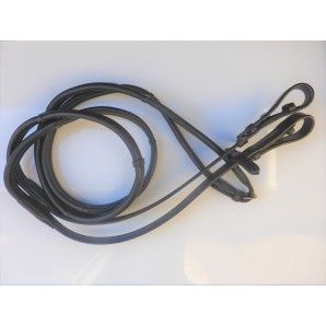 HB Soft leather reins with stops Showtime