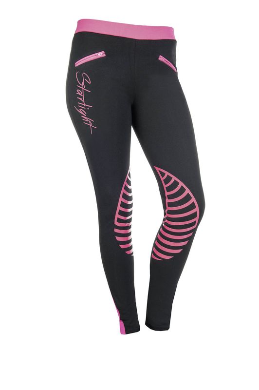 HKM Starlight rijlegging black with pink