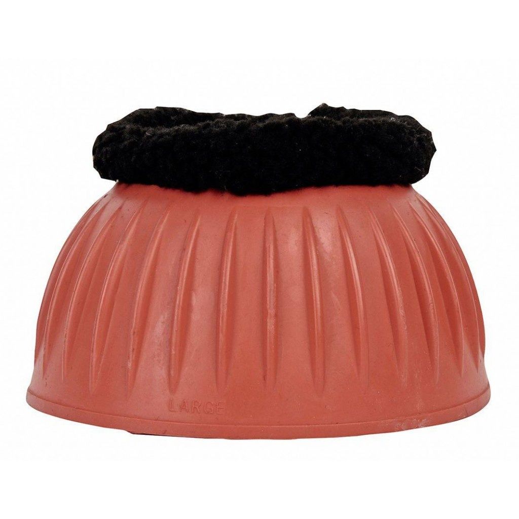 HKM Rubber over reach boots with fur
