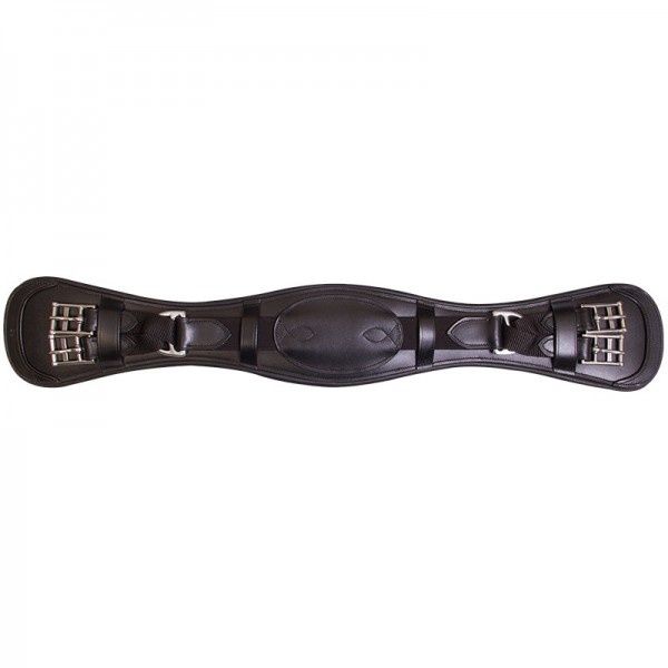 Imperial Riding Dressage Girth Explosion black leather