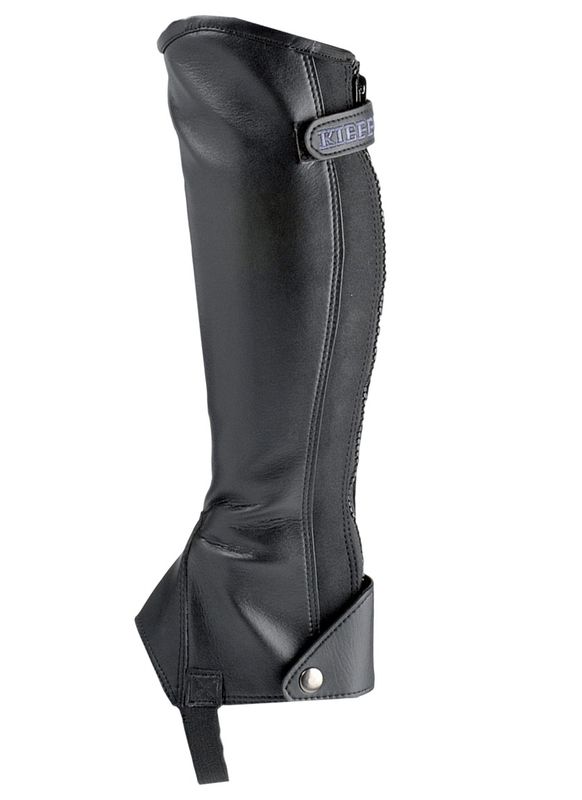 Kieffer Arlene black leather chaps XS and L