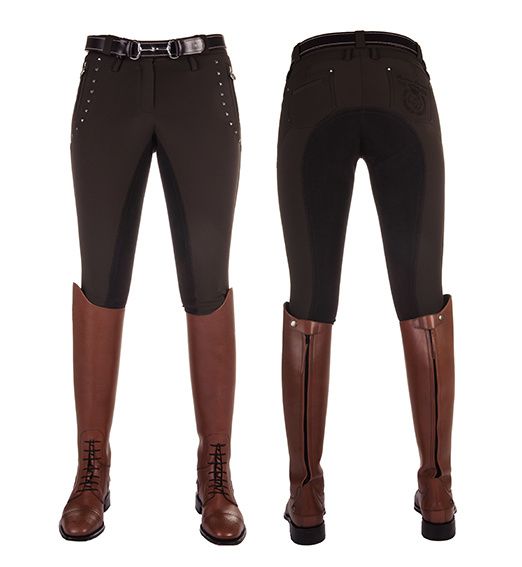 Lauria Garrelli Softshell Breeches -Majestic- Studs 40