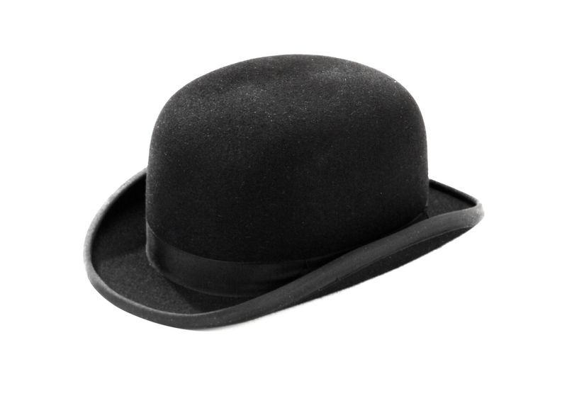 Christys Bolwer hat black fur felt