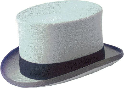 Christys Top hat Grey