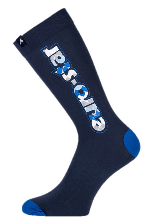 Euro-star Technical checkered socks Navy