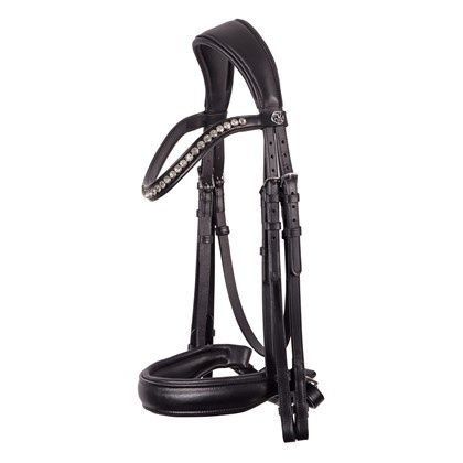 Harry&#39;s Horse bridle S&amp;T Soft Crystal black