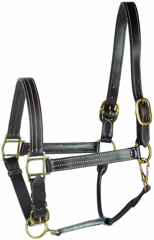 Harry&#39;s Horse Leather Halter brown